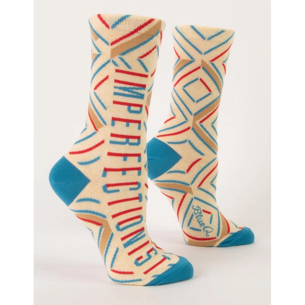 NWT Blue Q “Imperfectionist” Socks, Men’s Sz 7-12